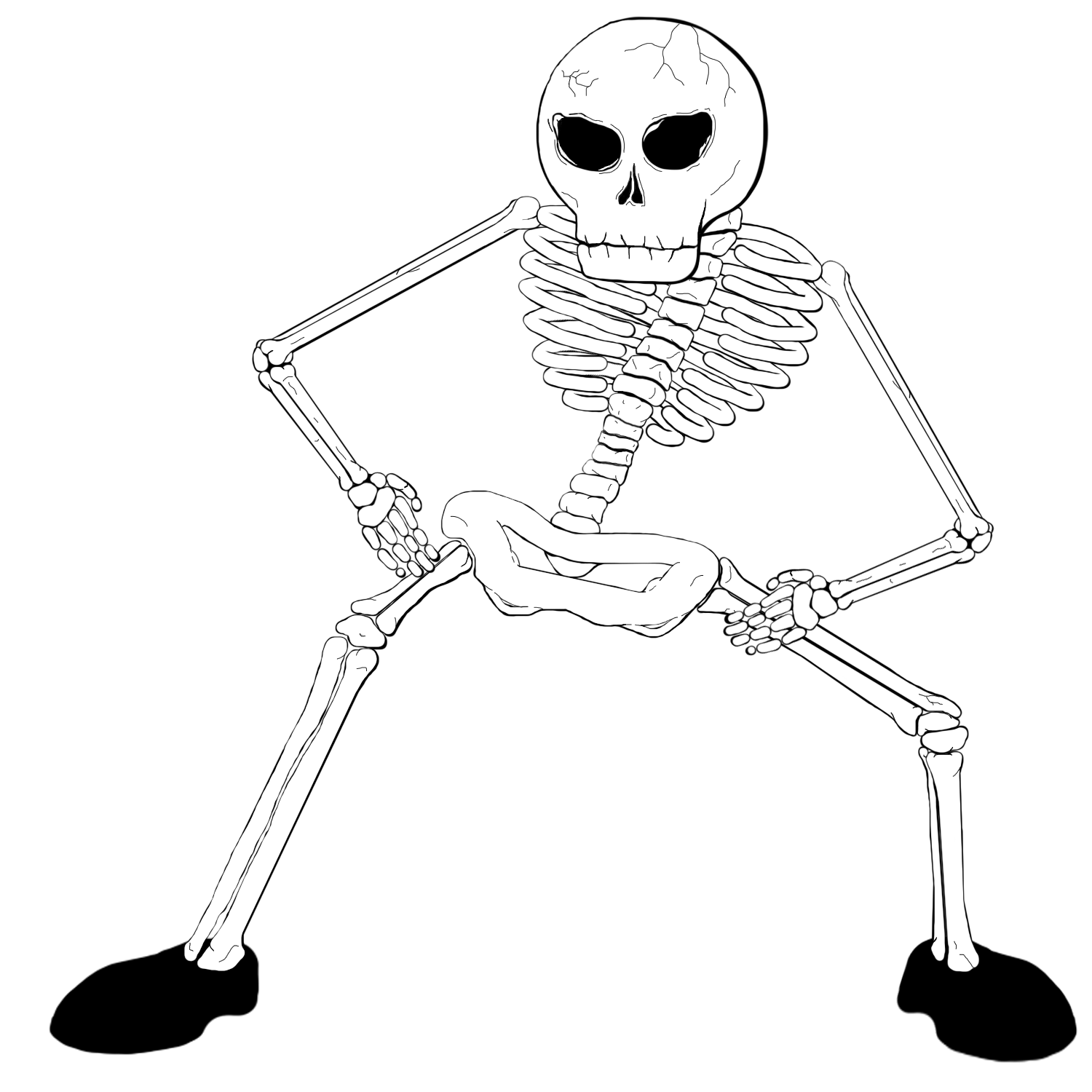 Animated Emote - Dancing Skeleton