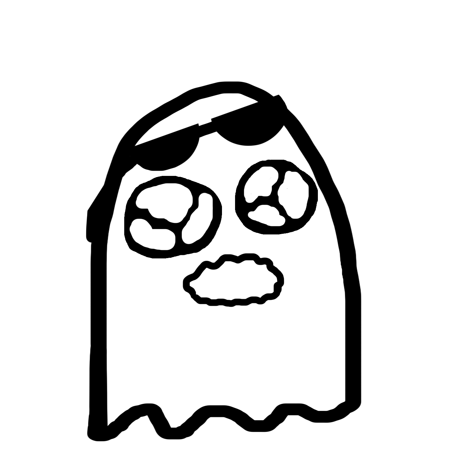 Animated Emote - Crying Ghost